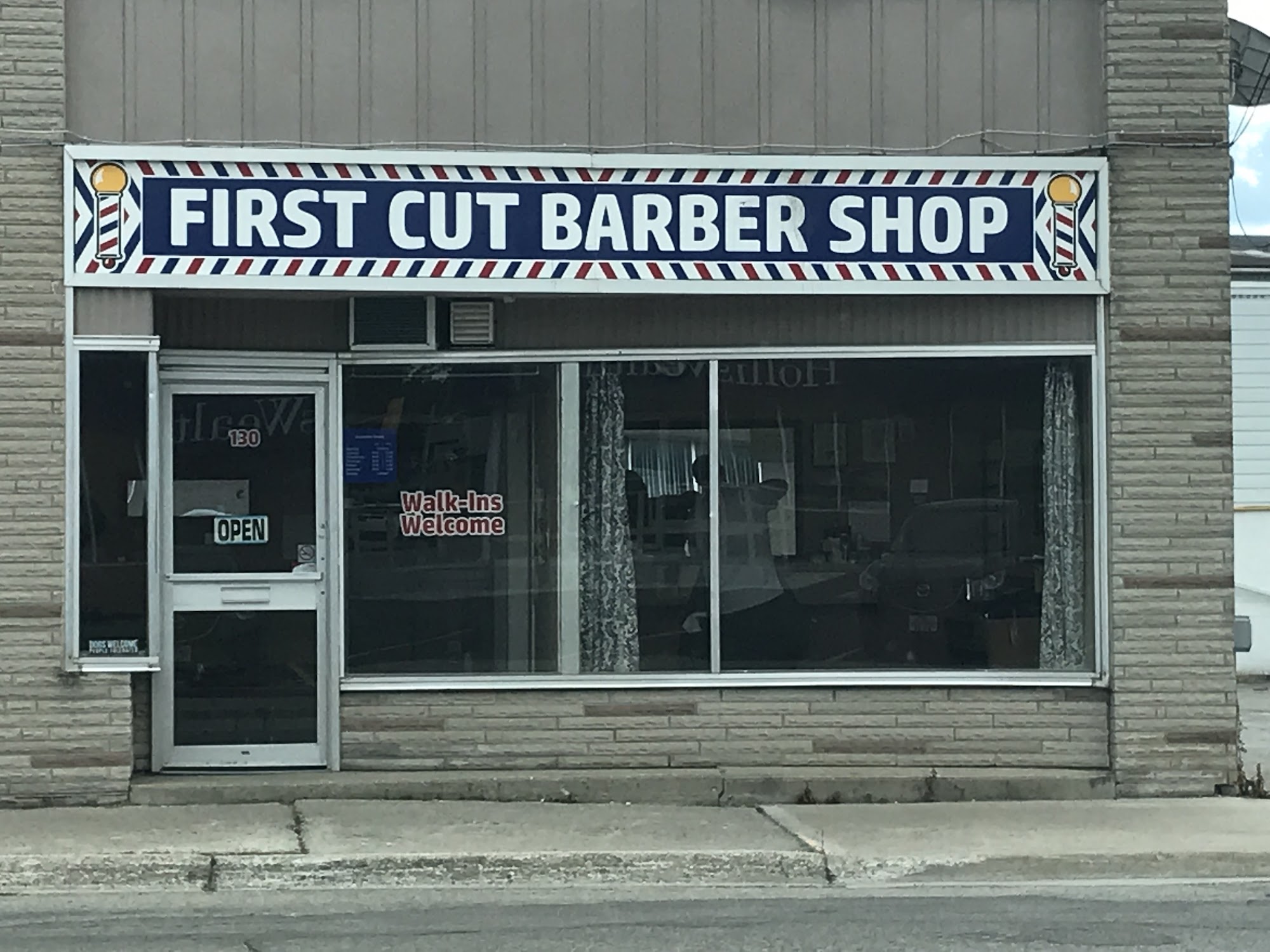 First Cut Barber Shop Storefront